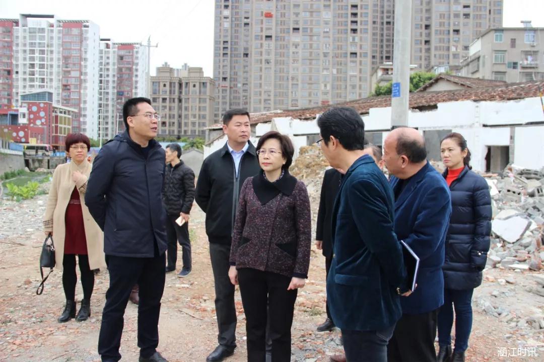 区长连向红深入一线调研城市建设工作